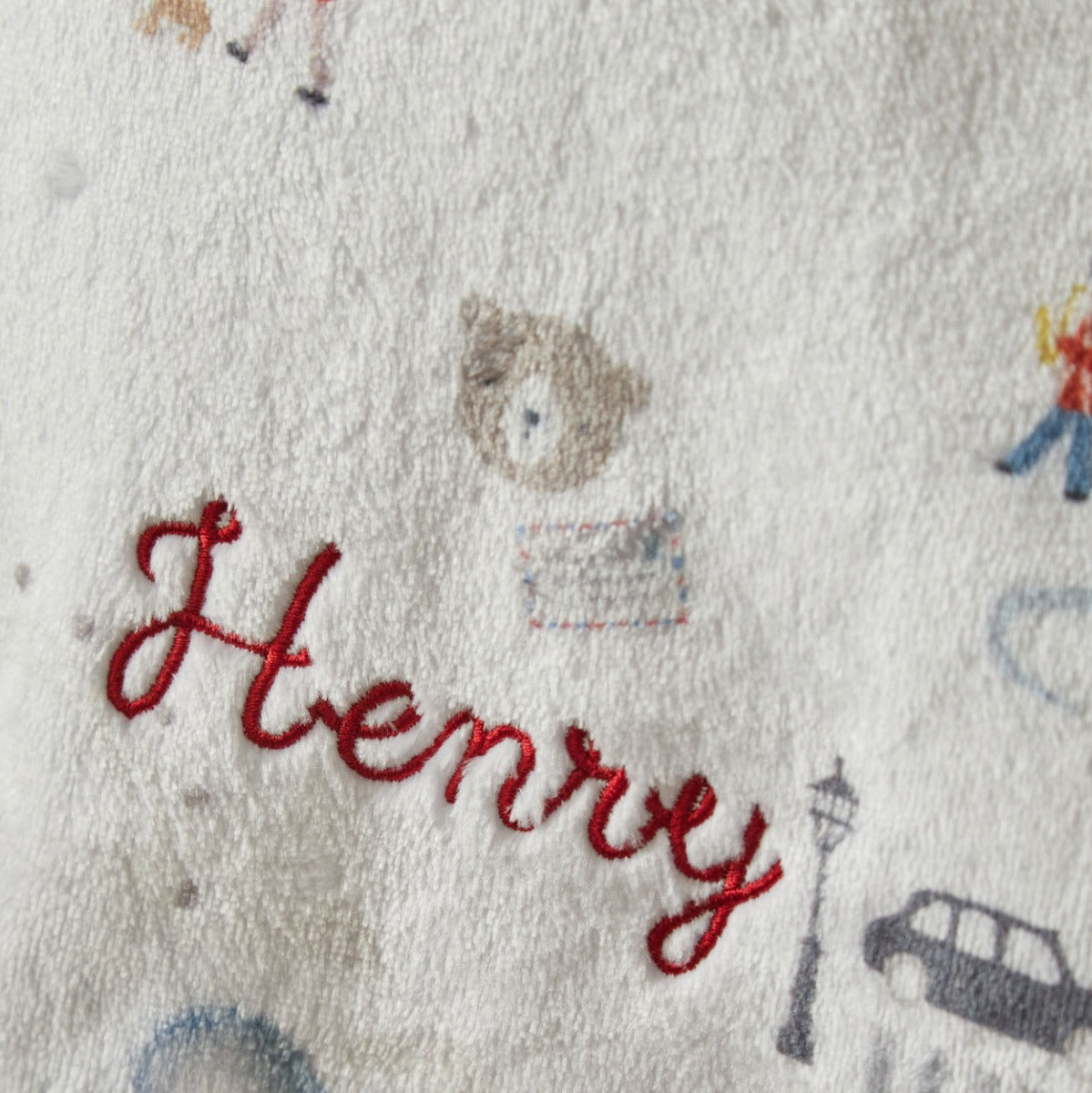 Personalized London Fleece Blanket