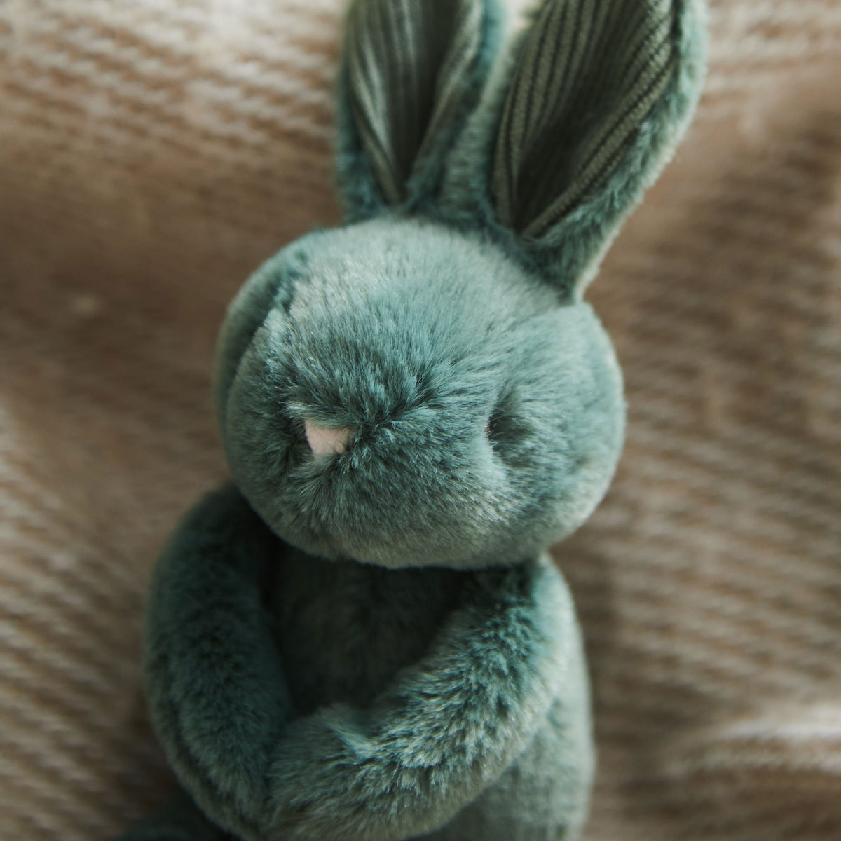Mini Forest Green Bunny Soft Toy