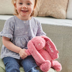 Personalised Peony Pink Bunny Soft Toy
