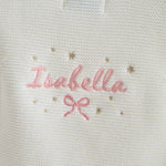 Personalised Swan Ivory Lightweight Cardigan