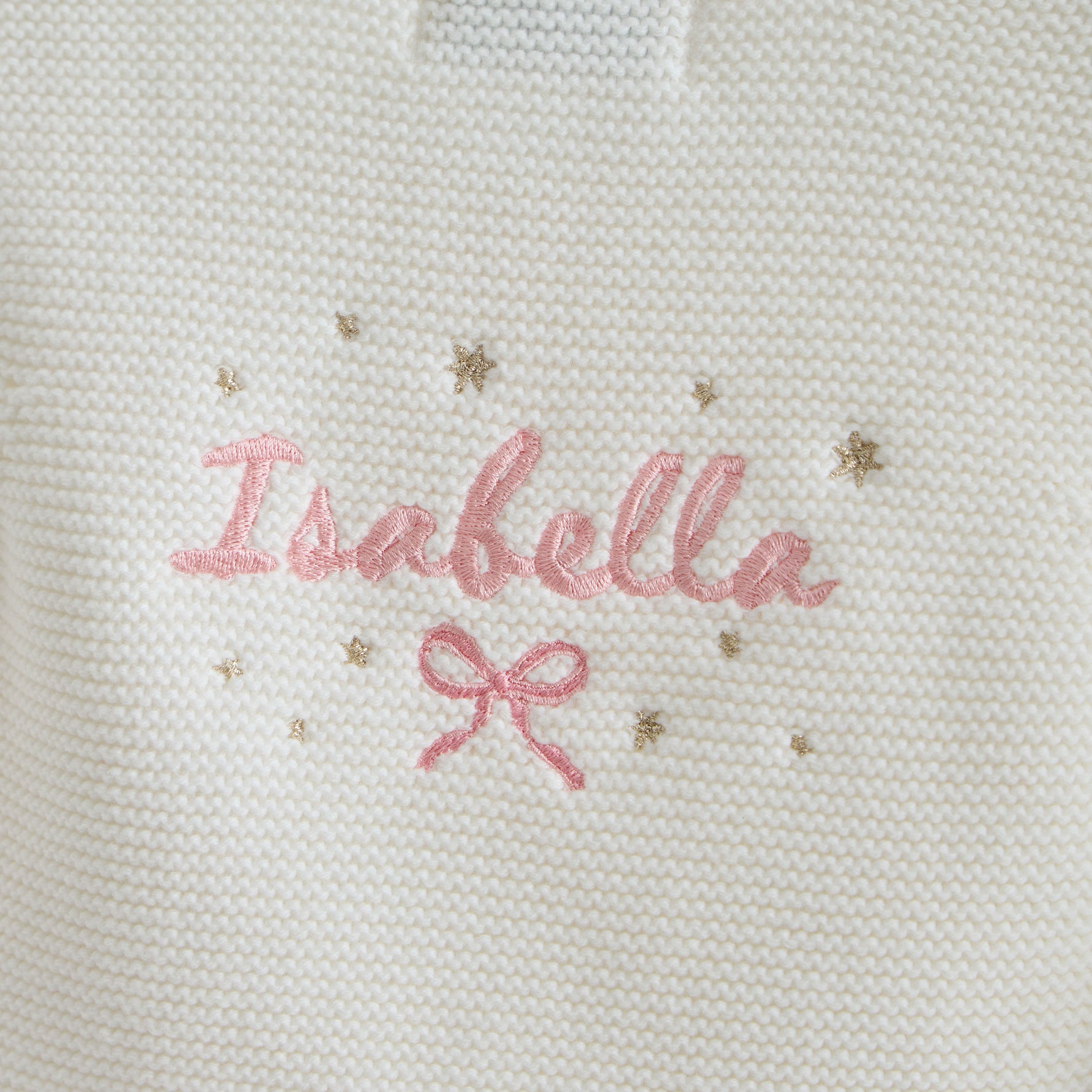 Personalised Swan Ivory Lightweight Cardigan