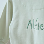 Personalised Sage Sweater
