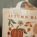 Personalised Autumn Market Tote Bag