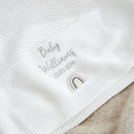 Personalized Rainbow Ivory Shawl