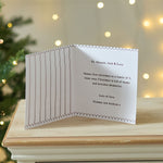 Personalised Gingerbread House Scene Christmas Card