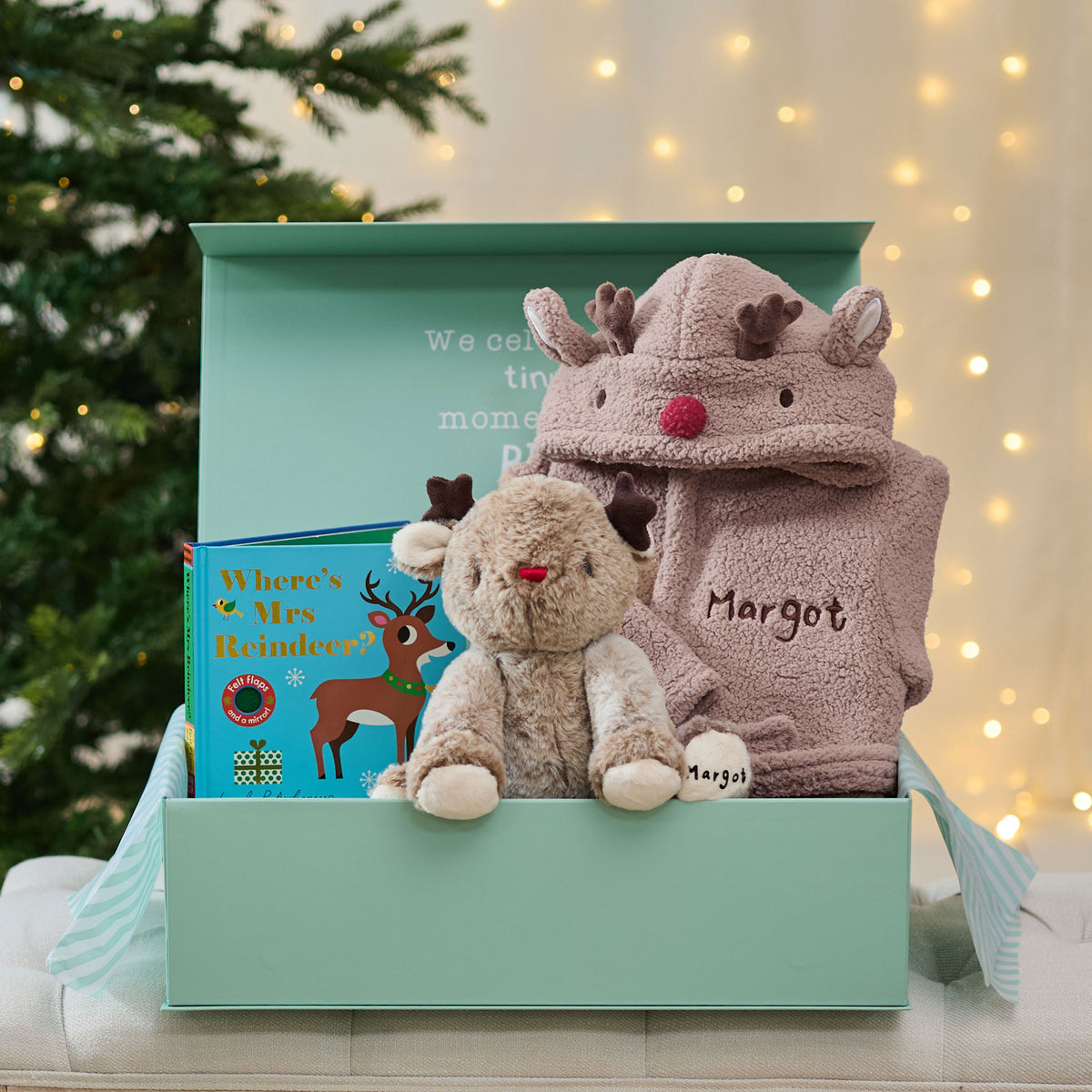 Personalised Goodnight Reindeer Christmas Gift Set