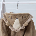 Personalised Lion Fleece Robe