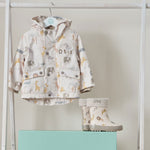 Personalised Neutral Safari Rainy Day Gift Set