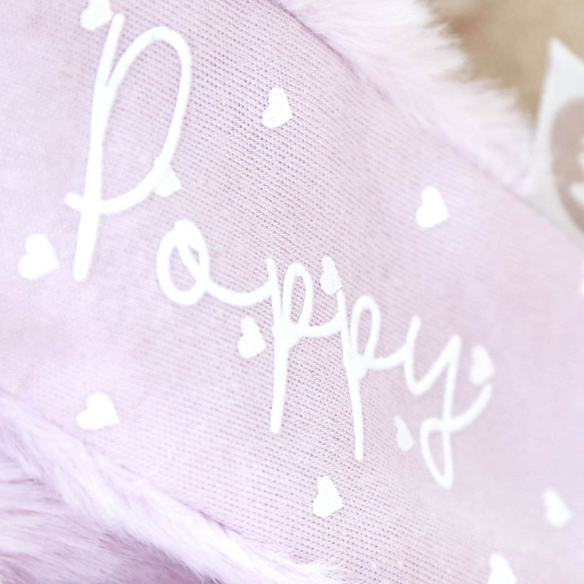 Personalised Lush Lavender Bunny Soft Toy - Embroidered