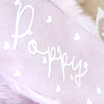 Personalised Lush Lavender Bunny Soft Toy - Embroidered