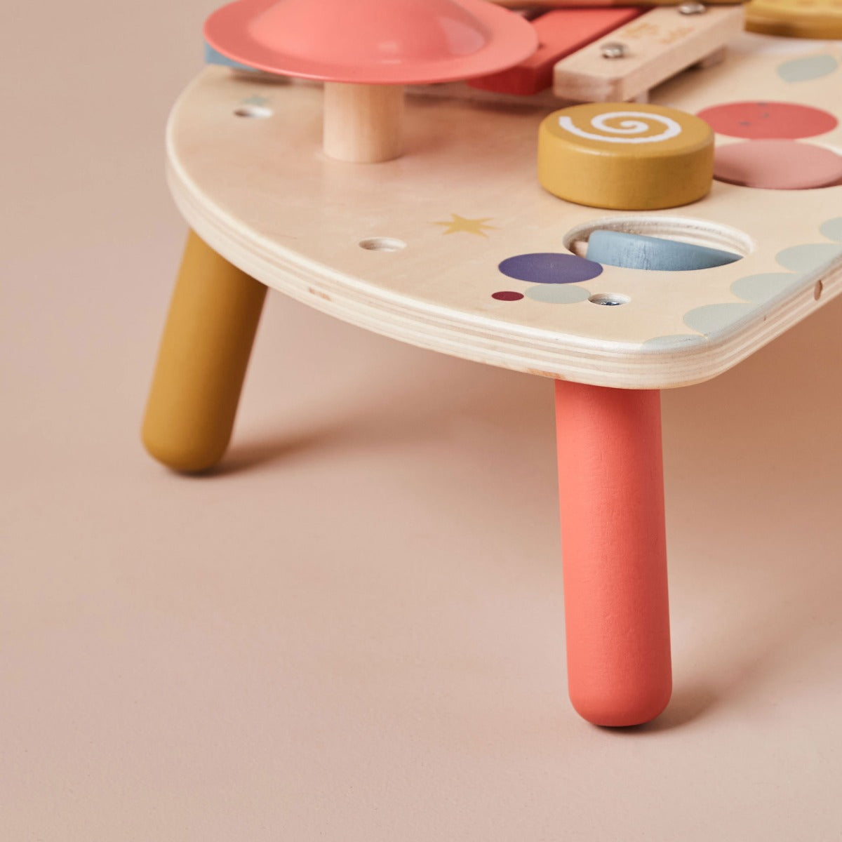 Personalised Just Bee Kids Colourful Wooden Music Table Toy