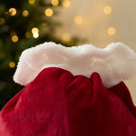 Personalised Red Embroidered Christmas Sack