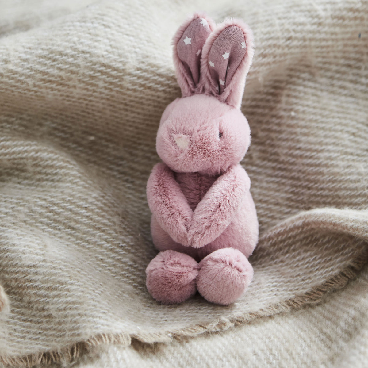 Mini Mauve Bunny Soft Toy