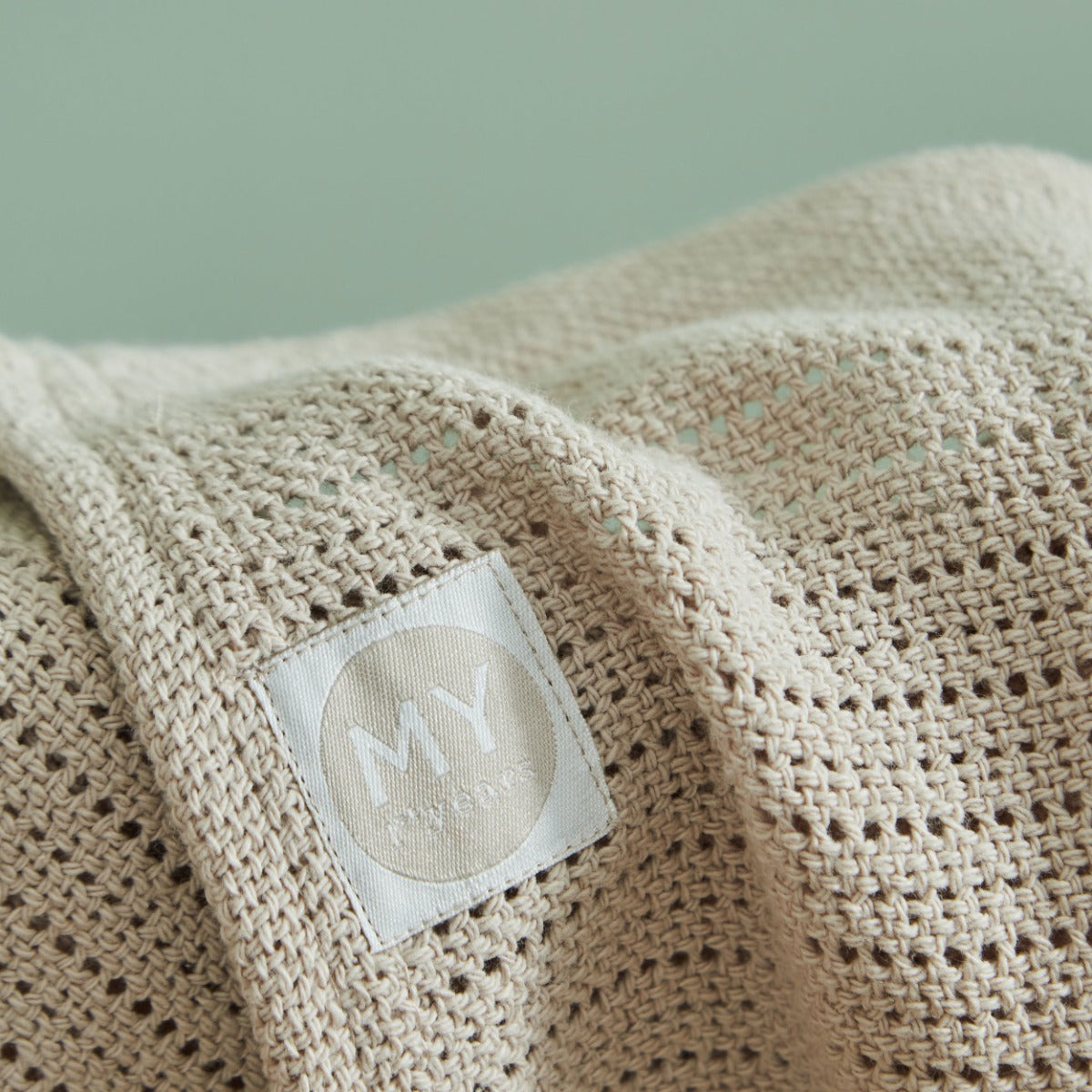 Personalized Oatmeal Cellular Blanket