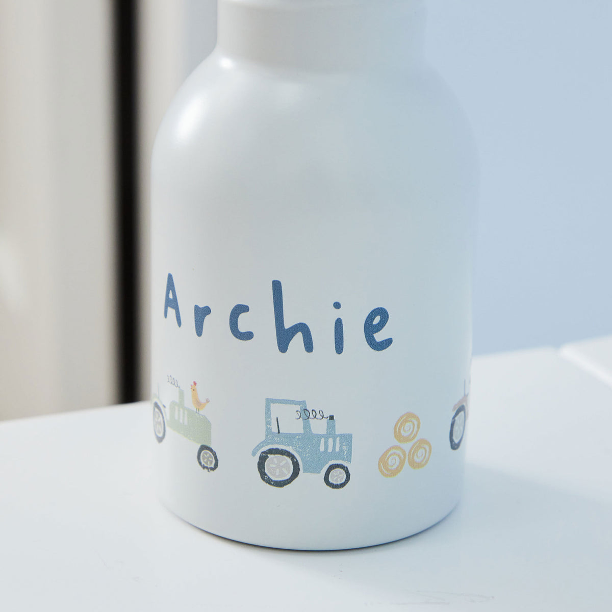Personalised Tractor Water Bottle