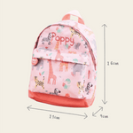 Personalised Pink Safari Print Classic Mini Backpack