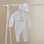 Personalised My 1st Diwali Wrap Sleepsuit and Hat