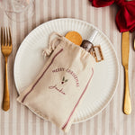Personalised Traditional Christmas Drawstring Gift Bag