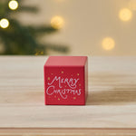 Personalised Red Christmas Keepsake Block