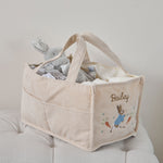 Personalised Peter Rabbit™  Cross Stitch Nappy Caddy