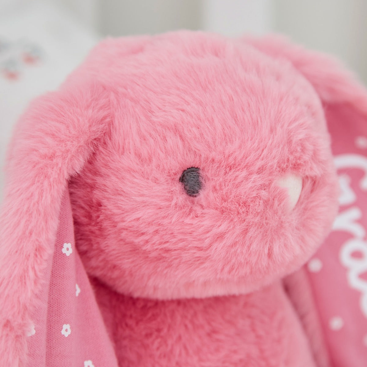 Personalised Peony Pink Bunny Soft Toy