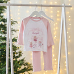 Personalised Pink Mouse Ballerina Christmas Pyjamas