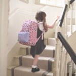 Personalised Leopard Print Big Backpack