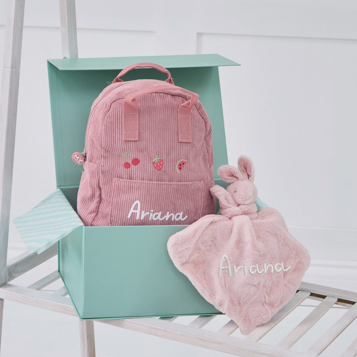 Personalized Pink Baby’s Day Out Gift Set