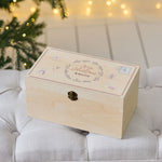 Personalised Heritage Christmas Wooden Keepsake Box FSC®