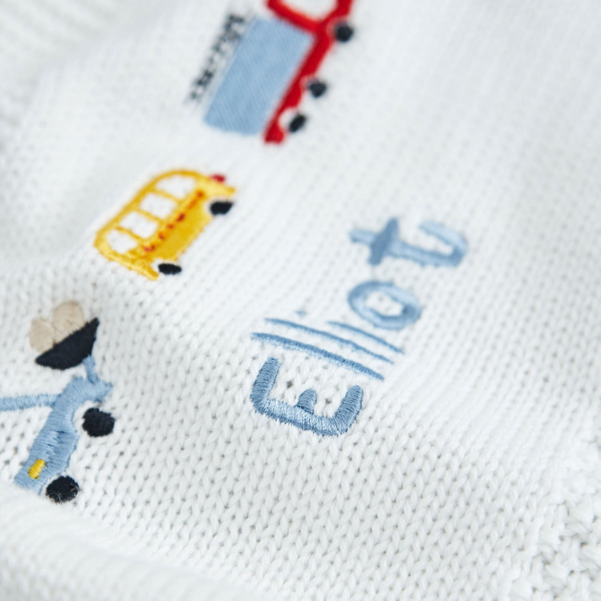 Personalized Transport Ivory Shawl