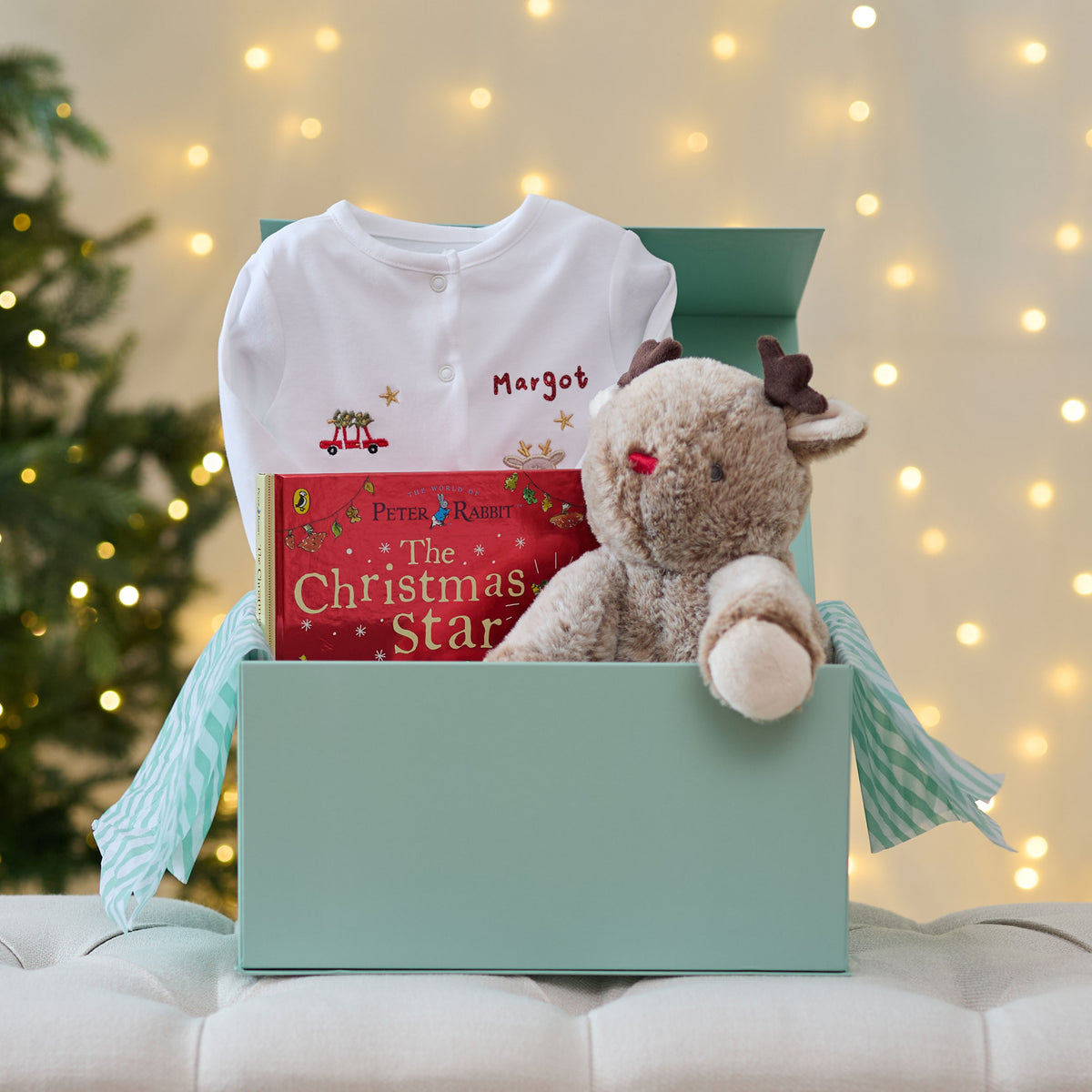 Personalised Christmas Cuddles and Tales Gift Set