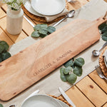 Personalised Wooden Paddle Platter Board by Made Yours