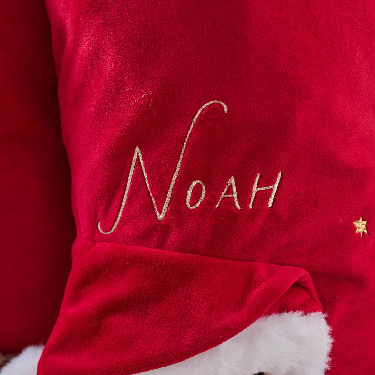 Personalised Santa and Reindeer Stocking and Sack Gift Set