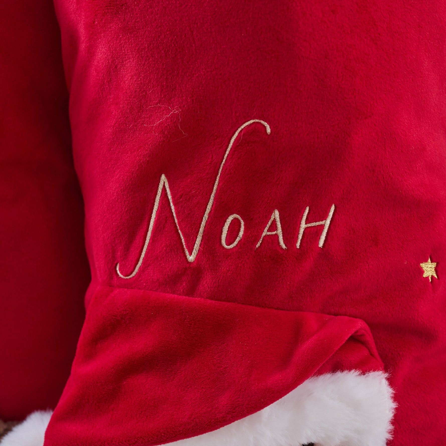 Personalised Santa and Reindeer Stocking and Sack Gift Set