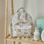 Personalised Neutral Safari Medium Backpack