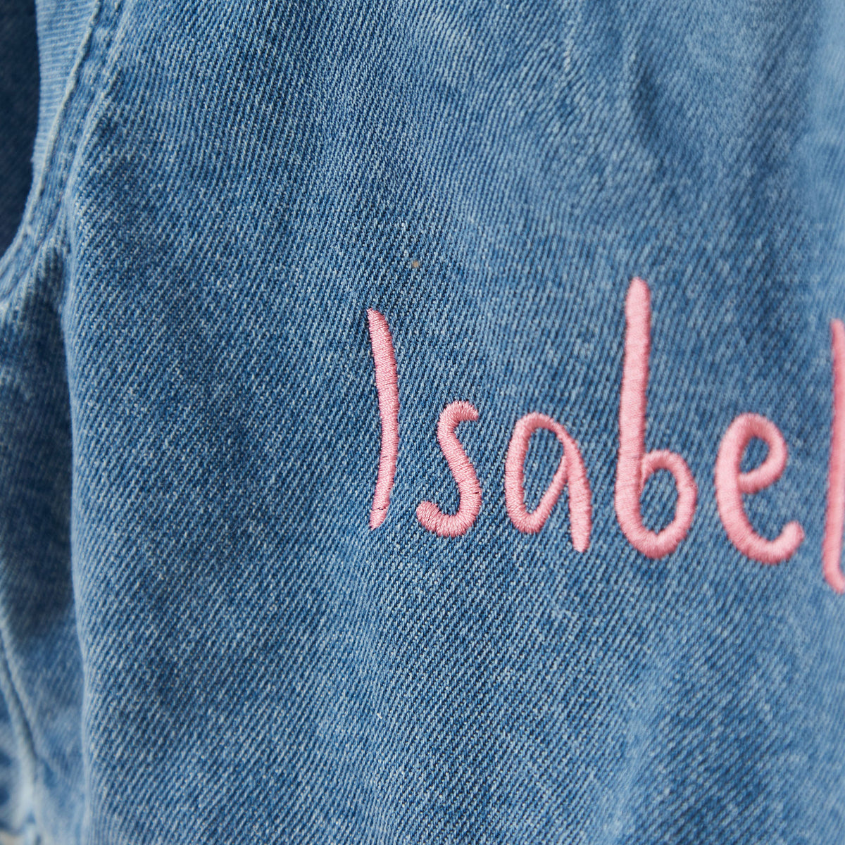 Personalised Blue Children's Denim Jacket