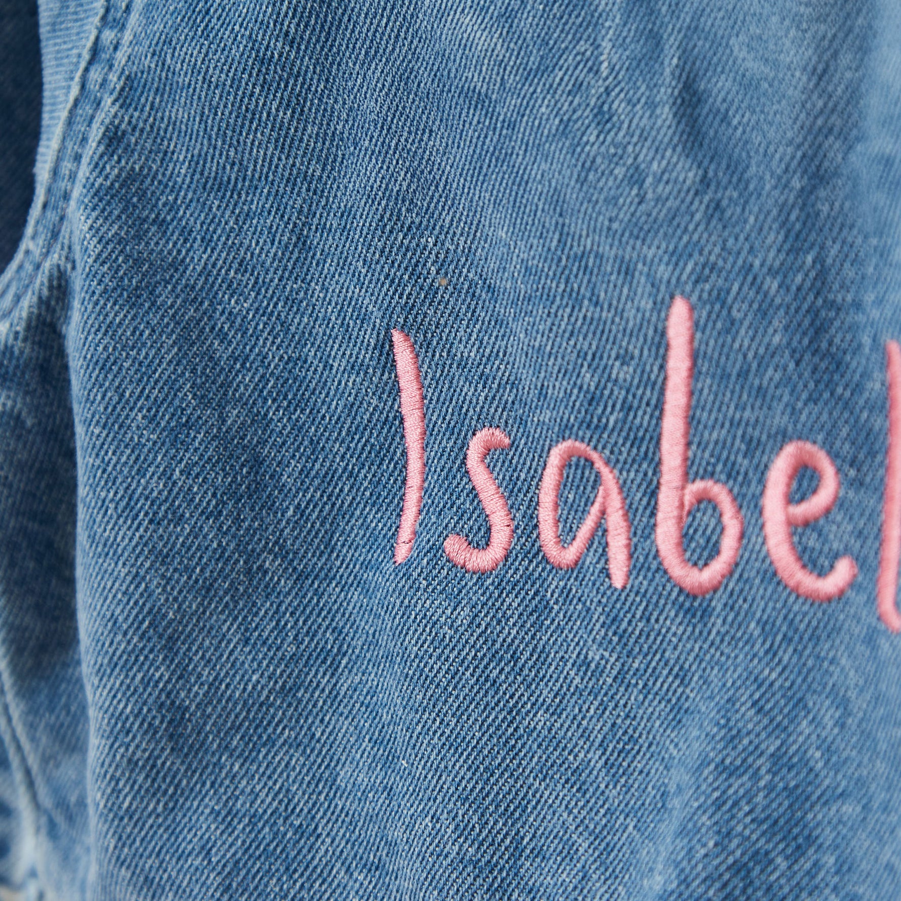 Personalised Blue Children's Denim Jacket