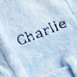 Blue Fleece Hooded Robe 4-5 Years