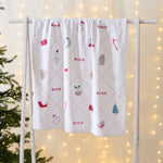 Personalised Christmas All Over Print Fleece Blanket
