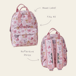 Personalised Bow Grab Mini Backpack
