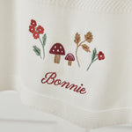 Personalised Autumn Ivory Shawl
