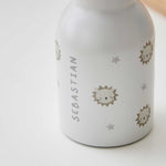 Personalised White Lion Water Bottle