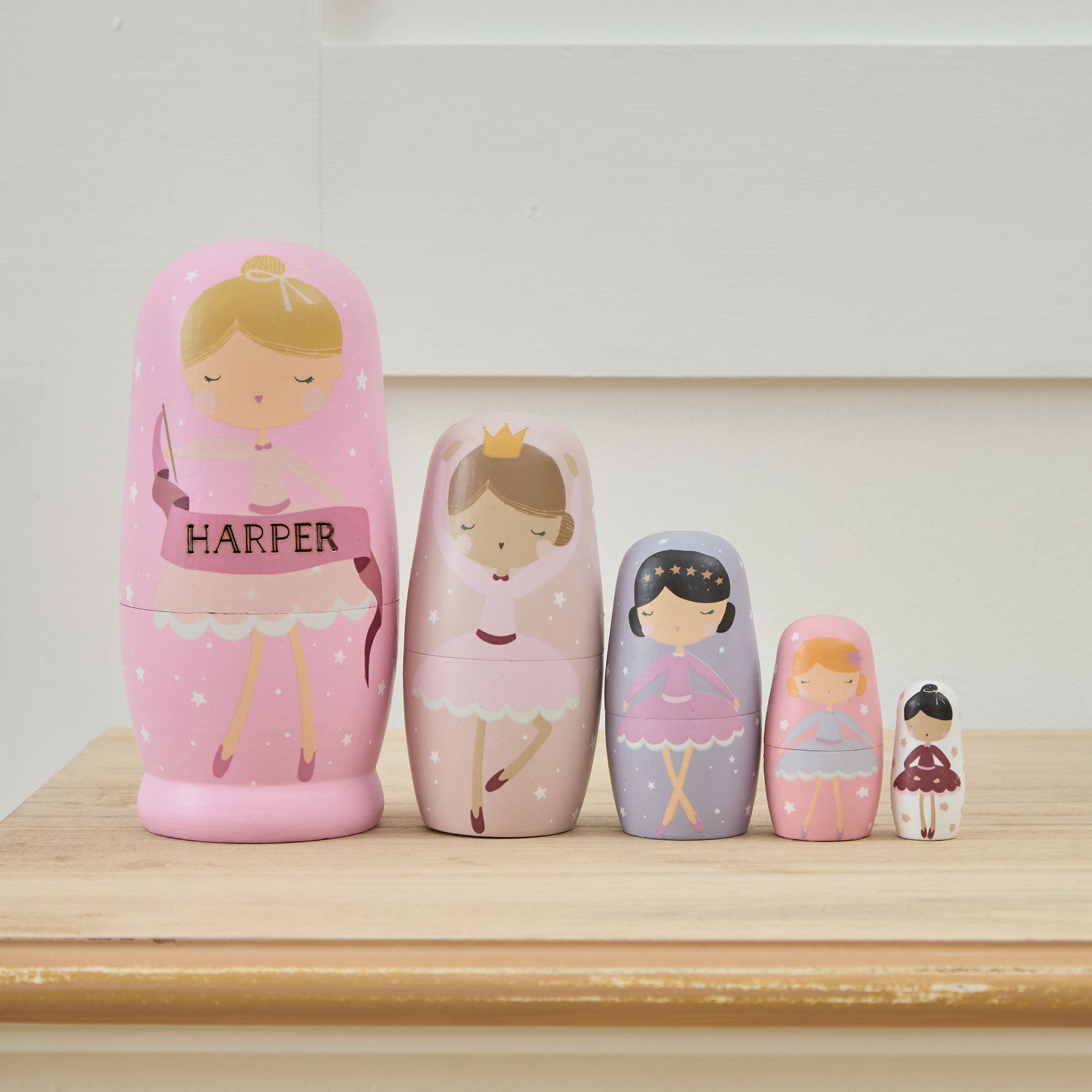 Personalised Twinkle Tales Nesting Dolls FSC®