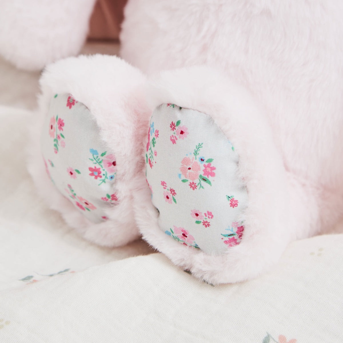 Personalised Pale Pink Bunny Soft Toy - Embroidered