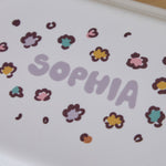 Personalised Leopard Print Lunchbox