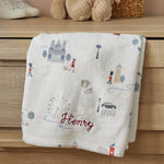 Personalized London Fleece Blanket