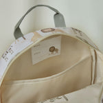 Personalised Neutral Safari Medium Backpack