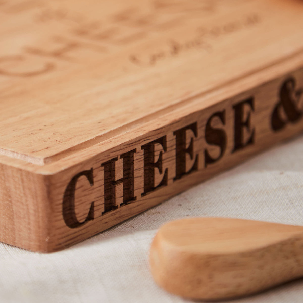 Personalised King or Queen of Cheese Wooden Cheese Board by Made Yours