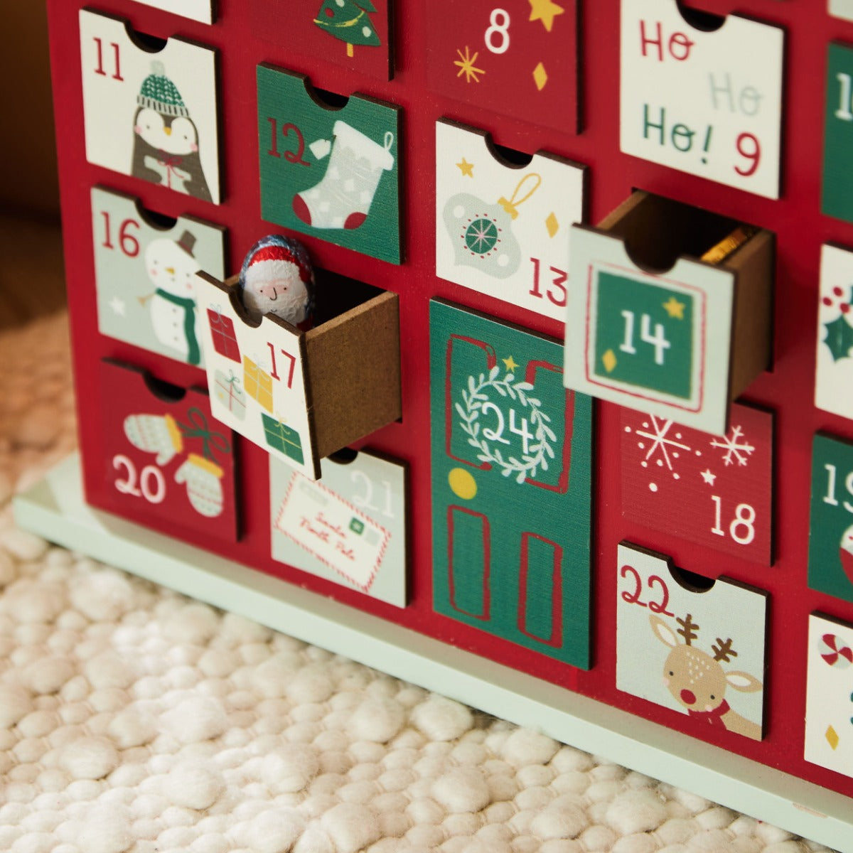 Personalised Christmas Advent Calendar House