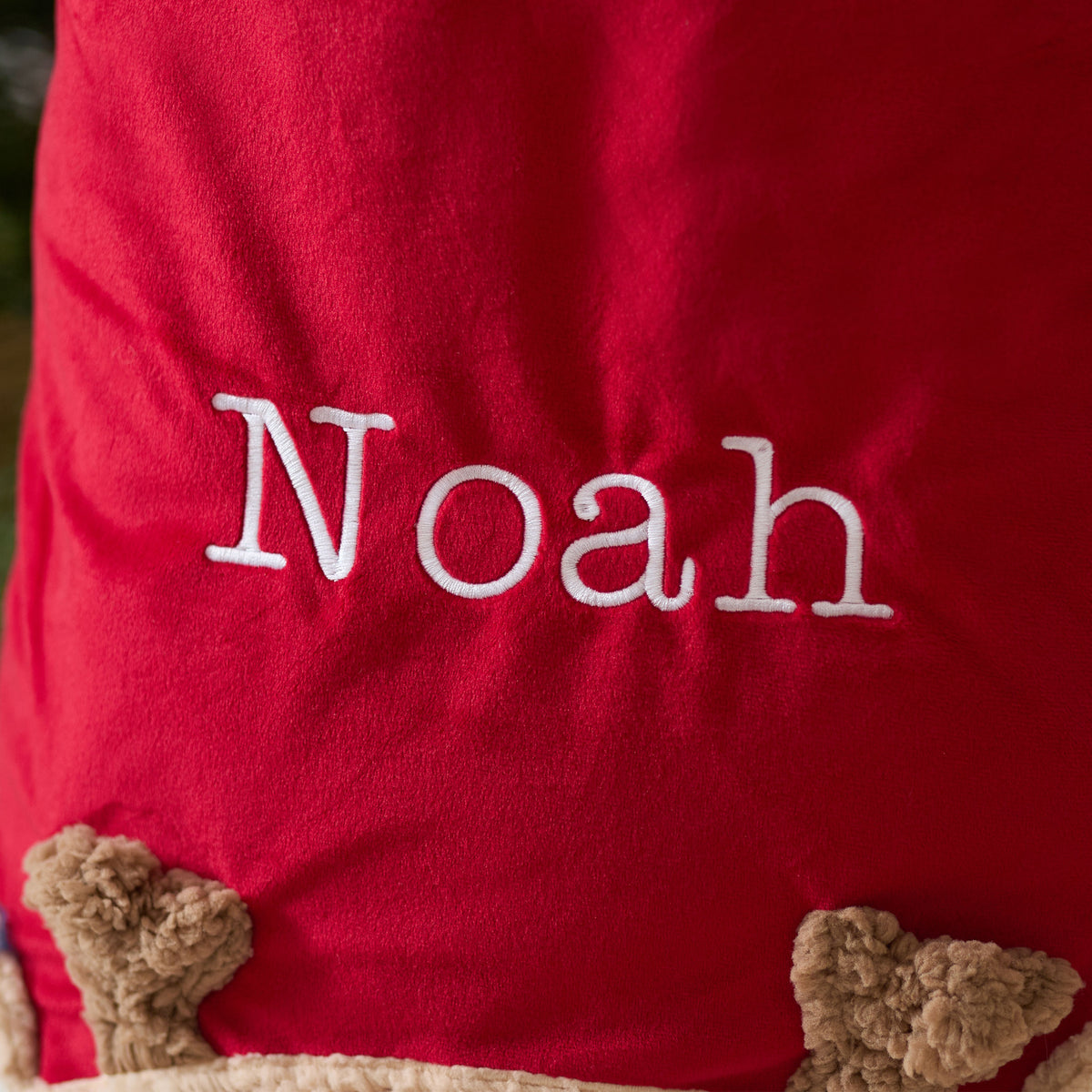 Personalised Reindeer Christmas Sack